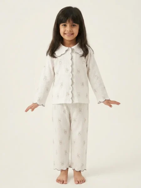 Scallop Pajama Set